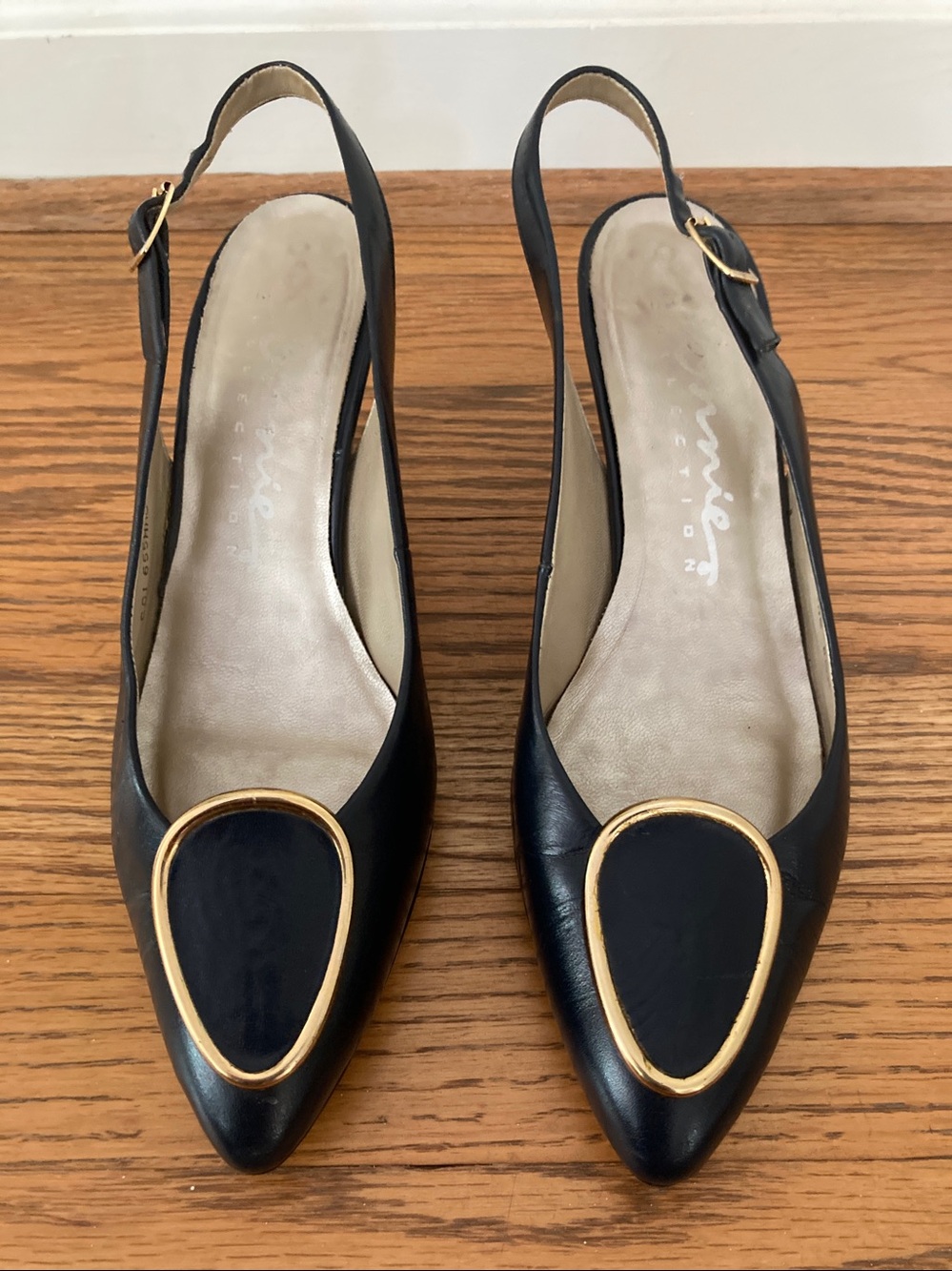 Vintage Connie Collection Dark Navy Pumps